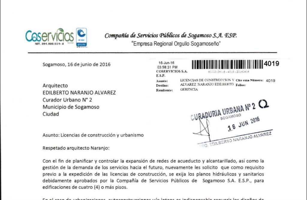 Curaduria Urbana Nº2 Sogamoso